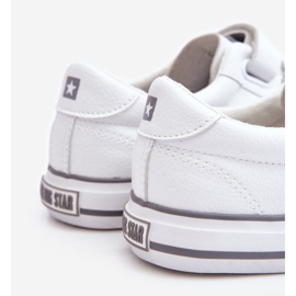 Klassische Turnschuhe mit Klettverschluss Big Star LL274A205 Weiß 2