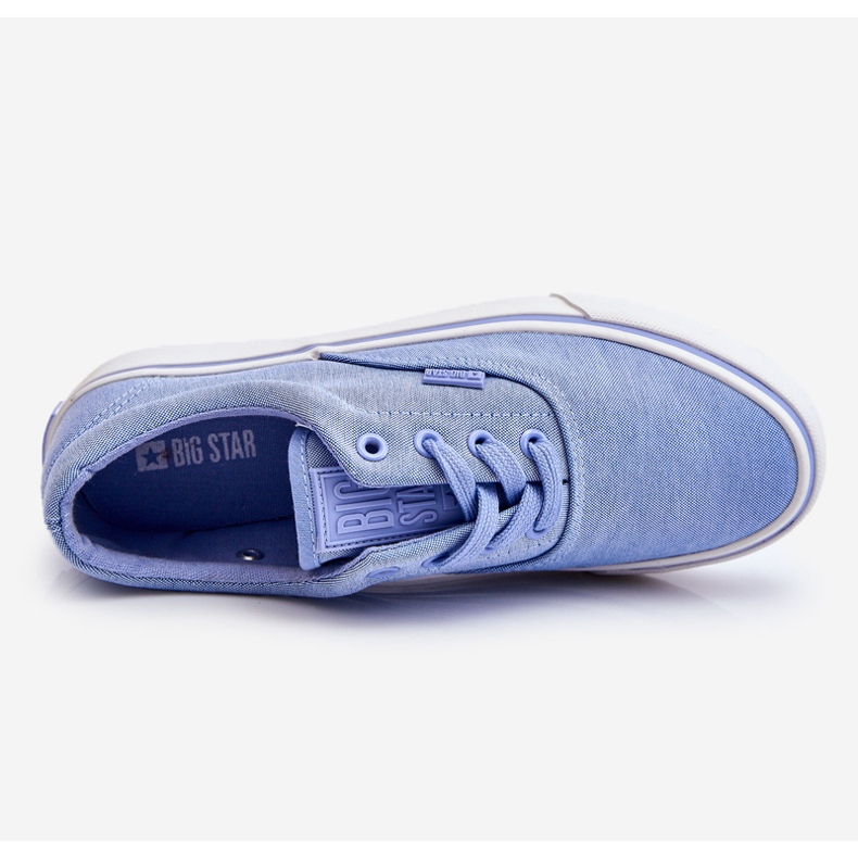 Big Star Fabric Plateau Sneakers LL274145 Blau 1