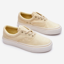 Big Star Fabric Plateau Sneakers LL274144 Hellgelb 1