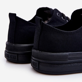 Big Star Low Sneakers zum Schnüren LL274967 Schwarz 1