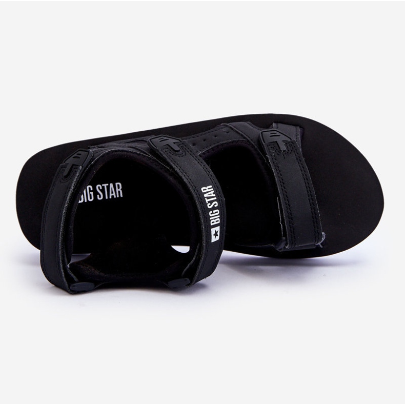 Damen-Sport-Plateau-Sandalen Big Star LL274789 Schwarz 1