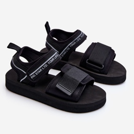 Damen Sandalen mit Klettverschluss Big Star LL274784 Schwarz 1