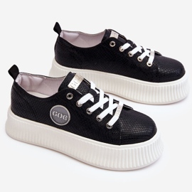 Damen Turnschuhe Sportschuhe GOE JJ2N4127 Schwarz 1