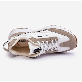 Damen Sneakers Memory Foam System Big Star LL274957 Weiß 1