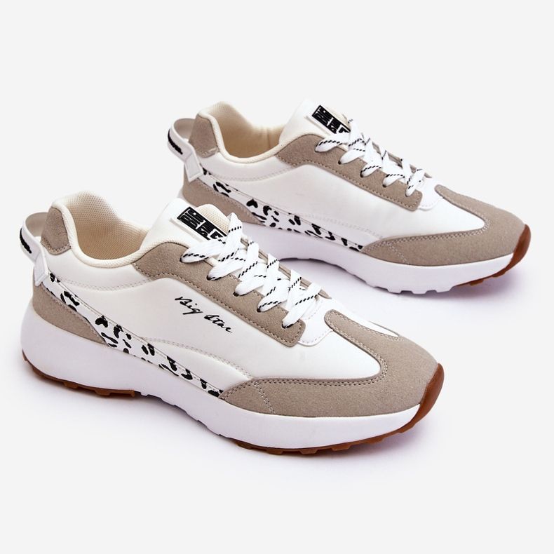 Damen Sneakers Memory Foam System Big Star LL274957 Weiß 2