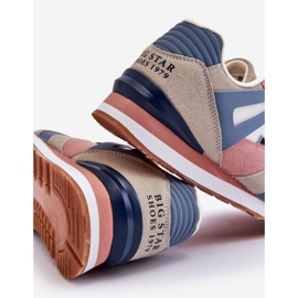 Bequeme Damen-Sneaker Memory Foam Big Star LL274951 Blau 2