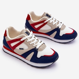 Bequeme Damen-Sneaker Memory Foam Big Star LL274950 Rot 1