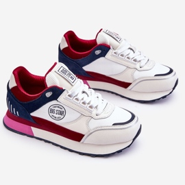 Sneakers Memory Foam System Big Star LL274369 Weiß-Rot 1