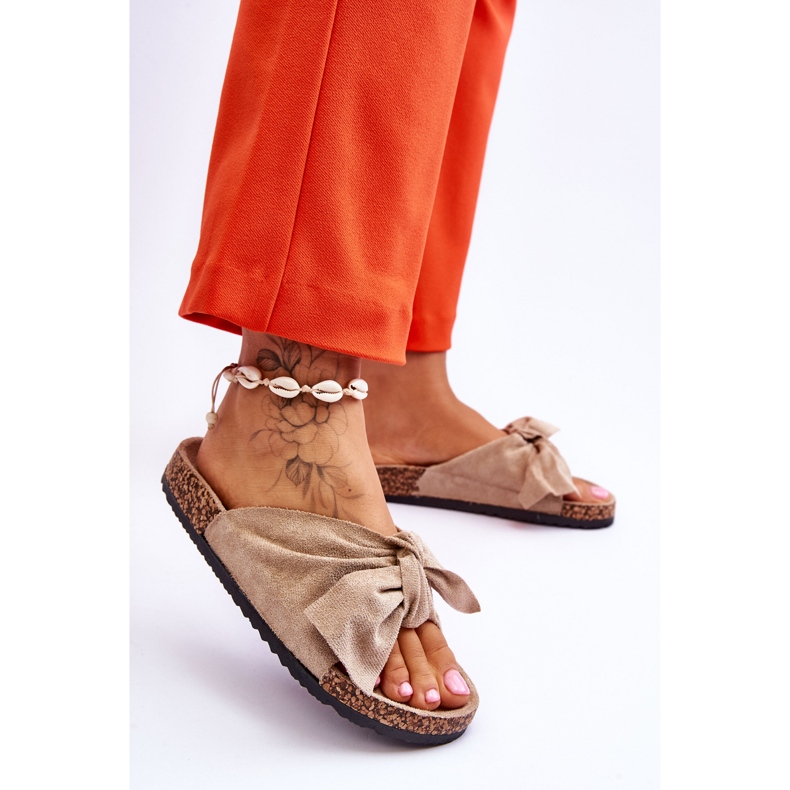 PS1 Wendy dunkelbeige Korkhausschuhe 2