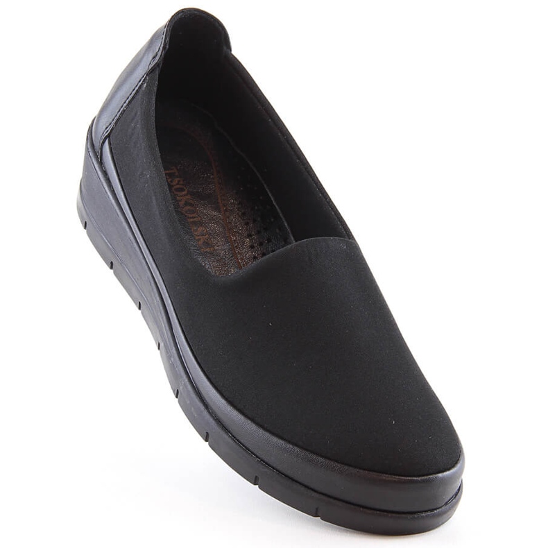 Bequeme Damen-Slipper schwarz T.Sokolski W23-483 1