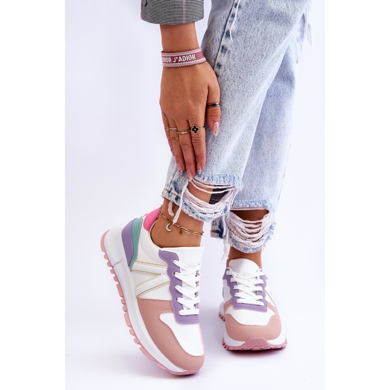 FB2 Damen Sportschuhe Low Multicolor Elliot weiß 1