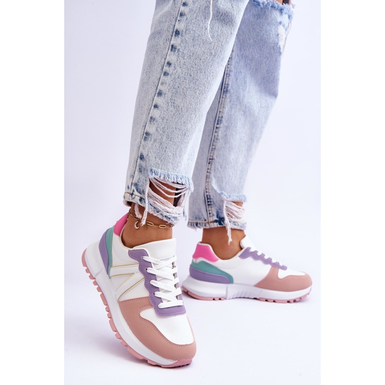 FB2 Damen Sportschuhe Low Multicolor Elliot weiß 2