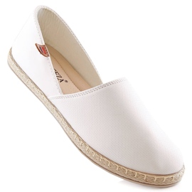 Weiße Damen-Espadrilles zum Hineinschlüpfen Vinceza 34591 1