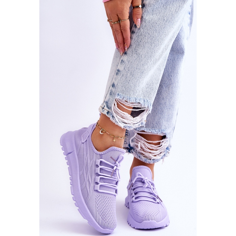 FB2 Slip-On-Turnschuhe für Damen Lila Rosett 2