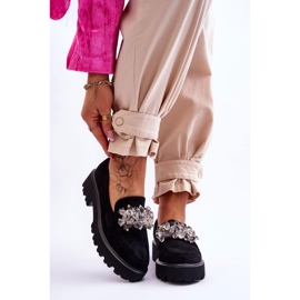 FB2 Verschönerte Plateauschuhe für Damen Schwarz Brenda 1