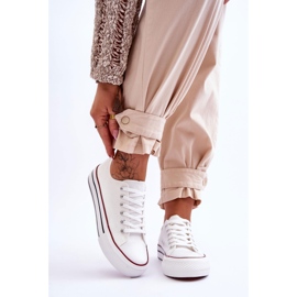 FB2 Damen-Turnschuhe auf einer massiven Plattform White Ember weiß 1