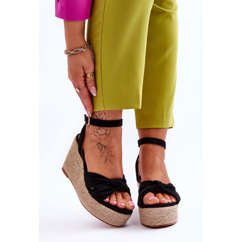 Keilsandalen für Damen Schwarz Kendall 1