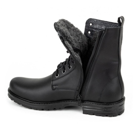 Polbut Herren-Chelsea-Stiefel aus polnischem Militärleder 2118S, schwarz 1