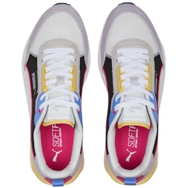 Puma R22 Schuhe beige-schwarz-lila 383462 24 mehrfarbig 1