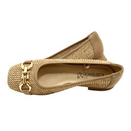 Damen Ballerinas Caprice 9-22503-20 311 Bark Comb beige 6