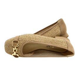 Damen Ballerinas Caprice 9-22503-20 311 Bark Comb beige 5