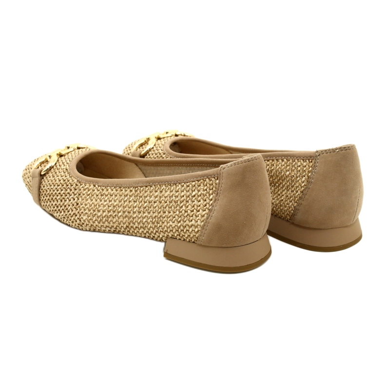 Damen Ballerinas Caprice 9-22503-20 311 Bark Comb beige 7
