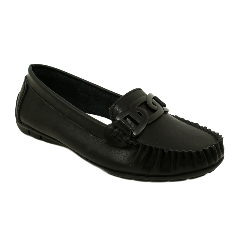 Damen-Leder-Slipper Filippo DP4547 Schwarz 1