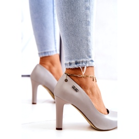 Pumps für Damen mit Absatz Grau Sergio Leone Campbell 3