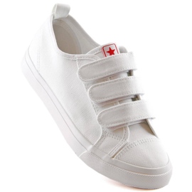Kinder Sneaker mit Klettverschluss weiß News 5791 1