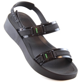 Bequeme Sport-Sandalen für Damen duftend schwarz ZAXY Aventura Sandal HH285286 1