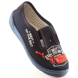 Marineblaue Nazo N017DKW Hausschuhe für Jungen für den Kindergarten 1