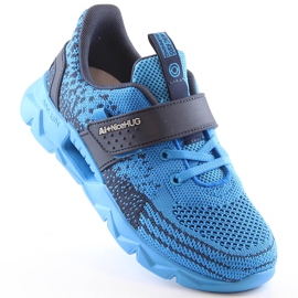 Atletico Kindersportschuhe mit Klettverschluss blau AbcKids B91230217 navy blau 1