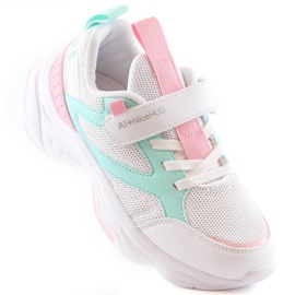 Atletico Sportschuhe für Mädchen mit Klettverschluss weiß AbcKids B011310235 1