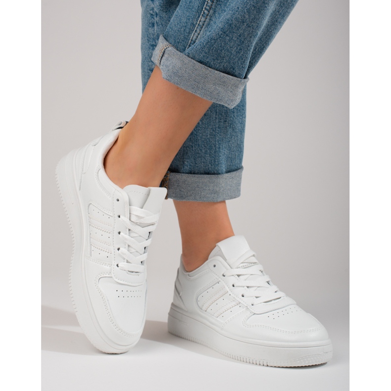Weiße Shelovet-Sneaker für Damen 1