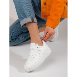 Weiße Shelovet-Sneaker für Damen 2