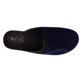 Befado Damen-PU-Hausschuhe 552D019 Marineblau 3
