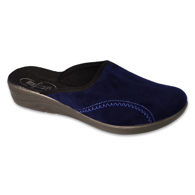 Befado Damen-PU-Hausschuhe 552D019 Marineblau 2