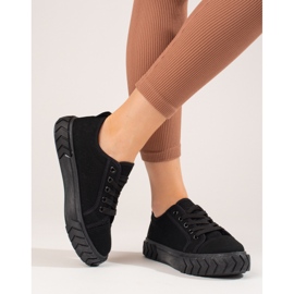 Schwarze Shelovet-Sneaker für Damen 2