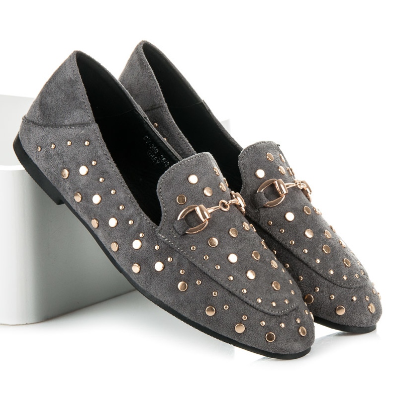 Sergio Todzi Loafer mit Strass grau 1