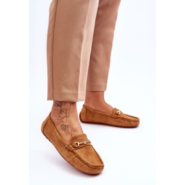 Wildlederloafer mit braunem Eleina-Ornament 2