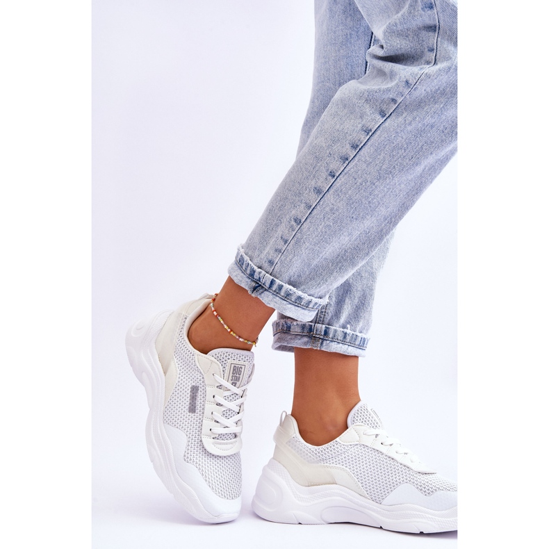 Damen Stoff Sportschuhe Memory Foam System Big Star LL274A064 Weiß 2