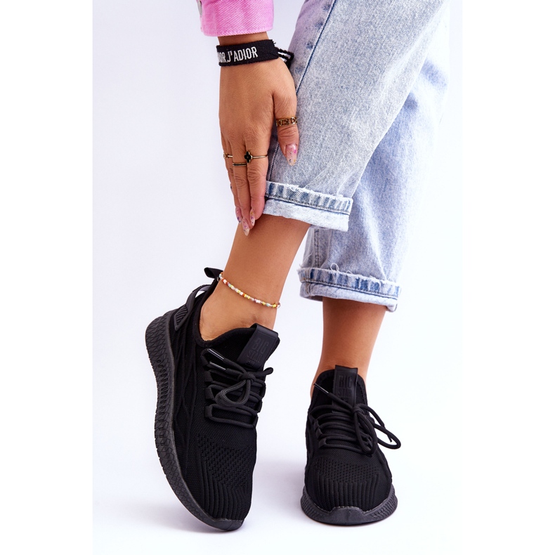 Damen-Sneaker zum Hineinschlüpfen Big Star LL274711 Schwarz 1