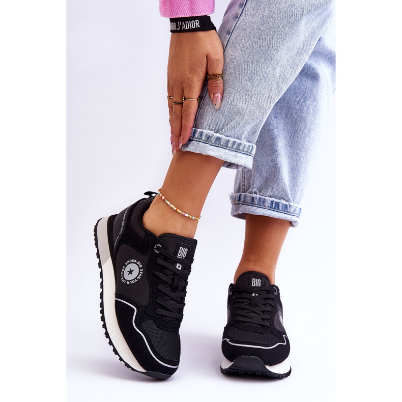 Damen Sneakers Memory Foam System Big Star LL274541 Schwarz 1