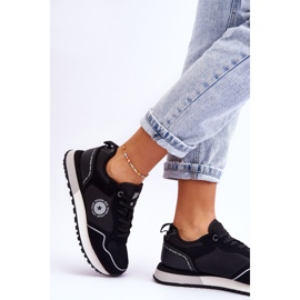 Damen Sneakers Memory Foam System Big Star LL274541 Schwarz 2