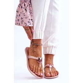 Vegane Flip-Flops für Damen ZAXY JJ285032 Nude rosa 1