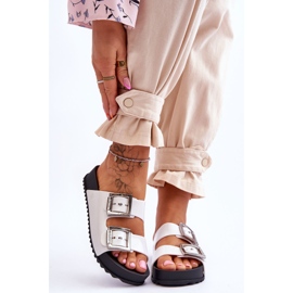 Glatte Damenhausschuhe ZAXY HH285159 Weiß 1