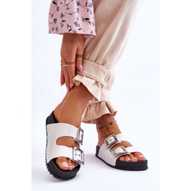 Glatte Damenhausschuhe ZAXY HH285159 Weiß 2