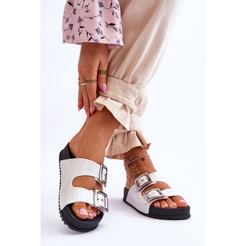 Glatte Damenhausschuhe ZAXY HH285159 Weiß 2