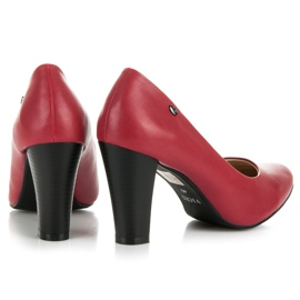Vices New Collection Klassische Pumps auf der Post rot 1