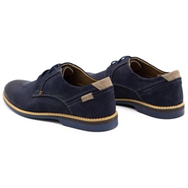 KOMODO Herren Freizeitschuhe aus Leder 859L marineblau 4